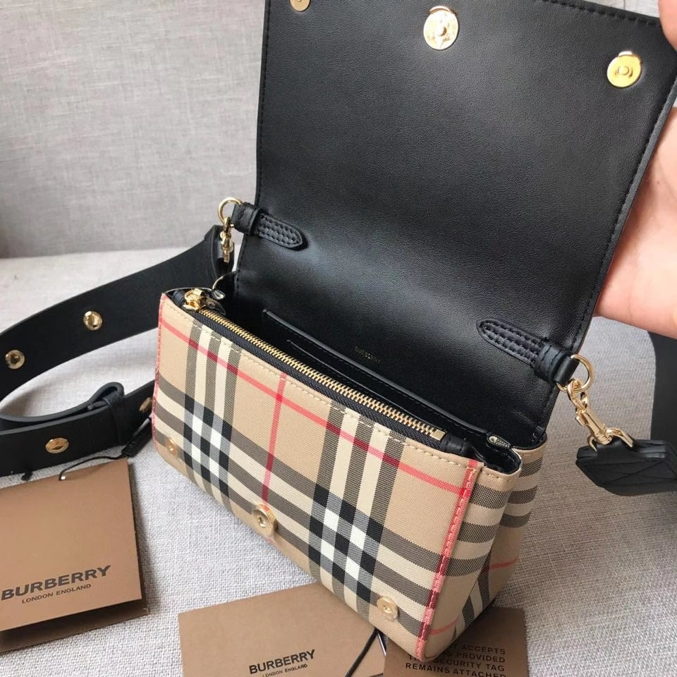 Small Vintage Check Crossbody Bag