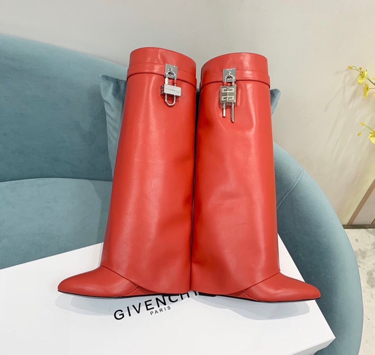 Shark Lock Boots