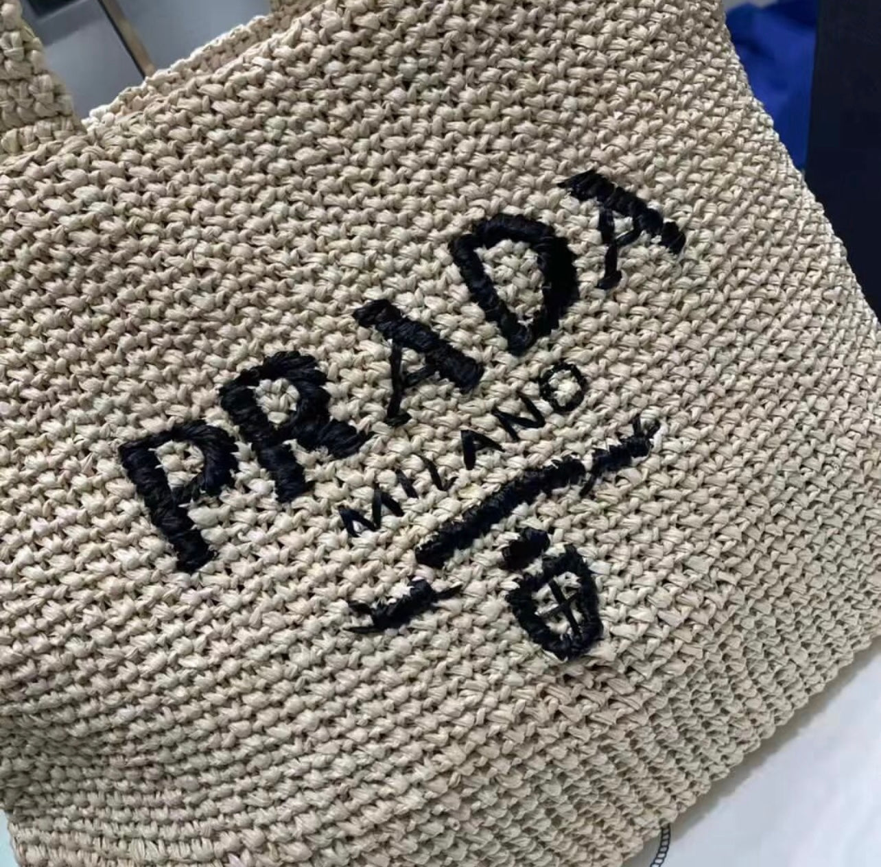 Large Raffia Tote
