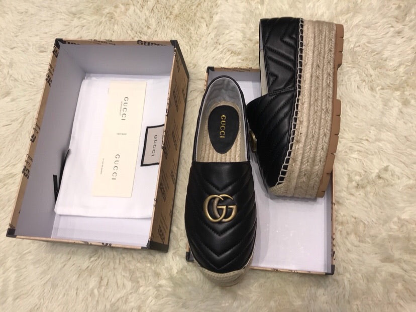 Leather Espadrilles