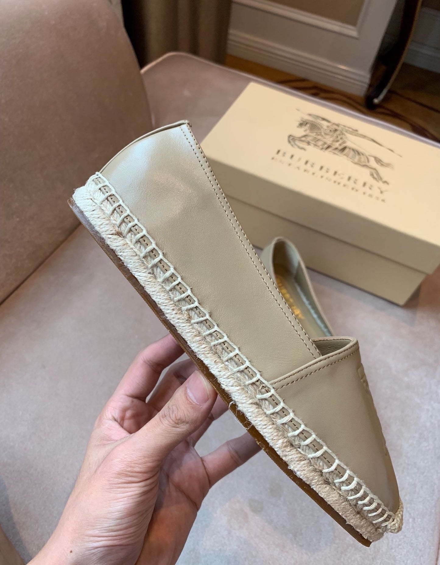 Leather Espadrilles
