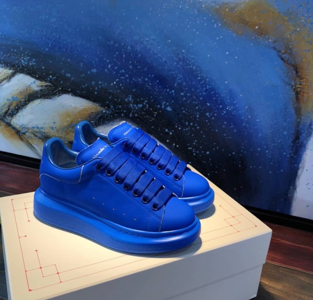 Oversized Sneaker Patent Ladies