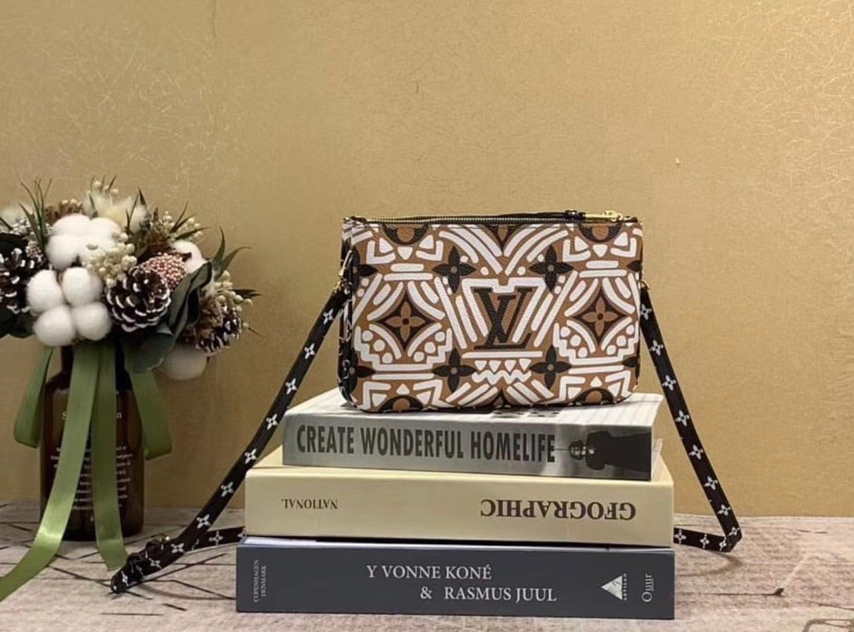 Crafty Double Zip Pochette