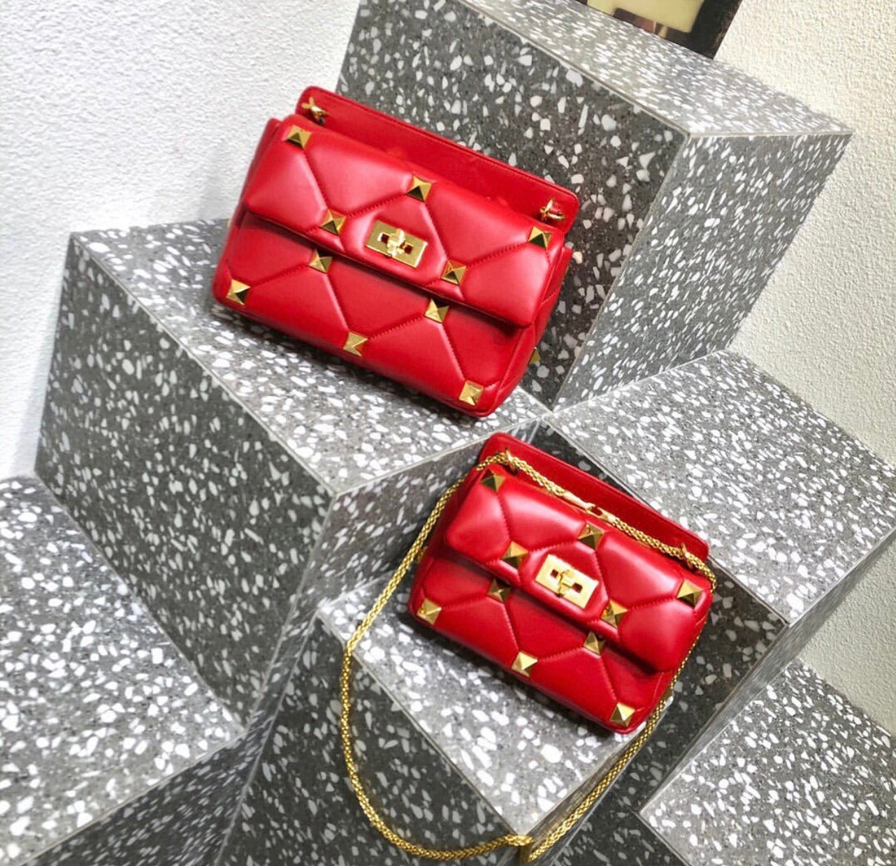 Roman Stud Shoulder Bag