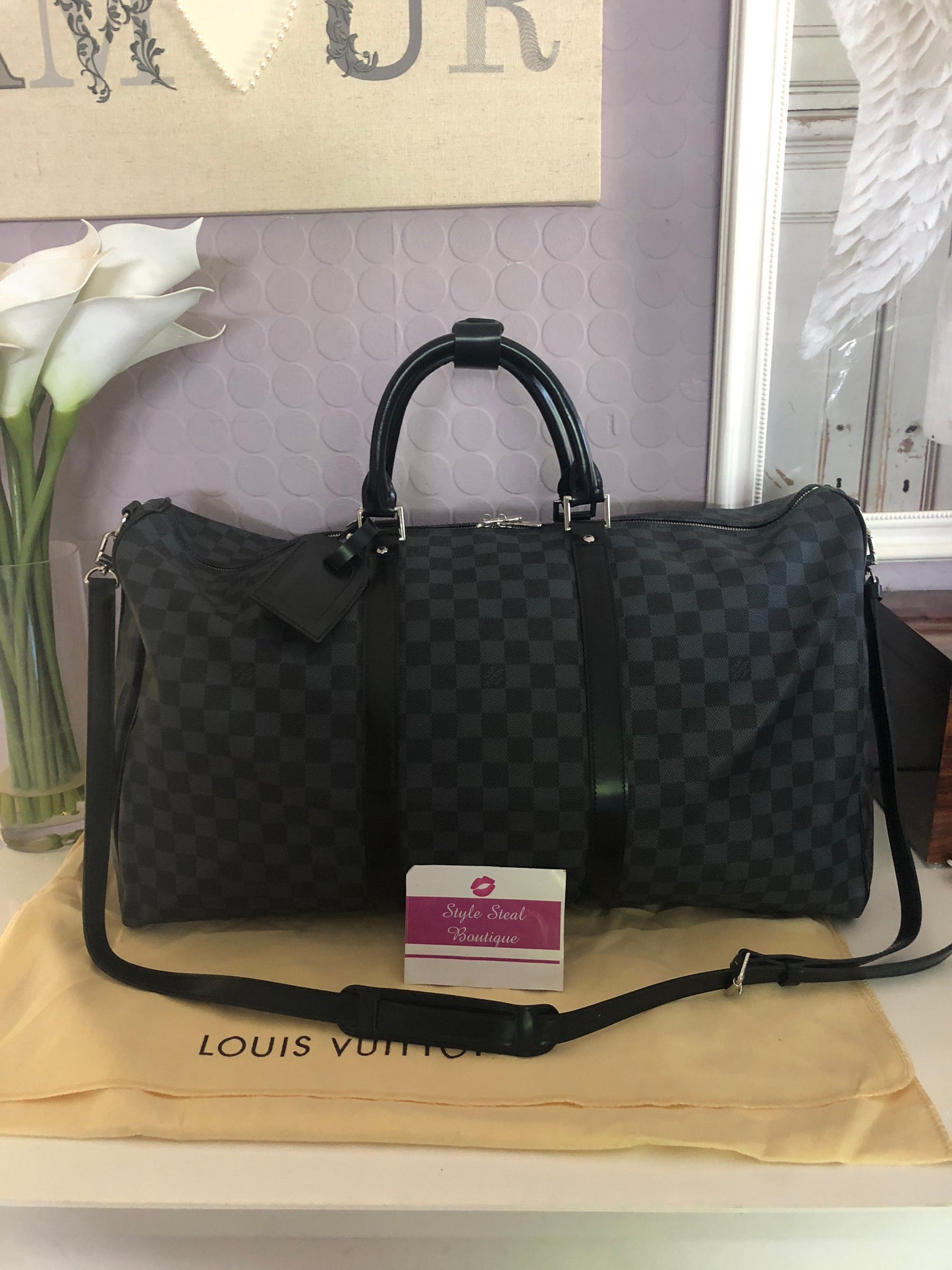 Keepall Damier Graphite
