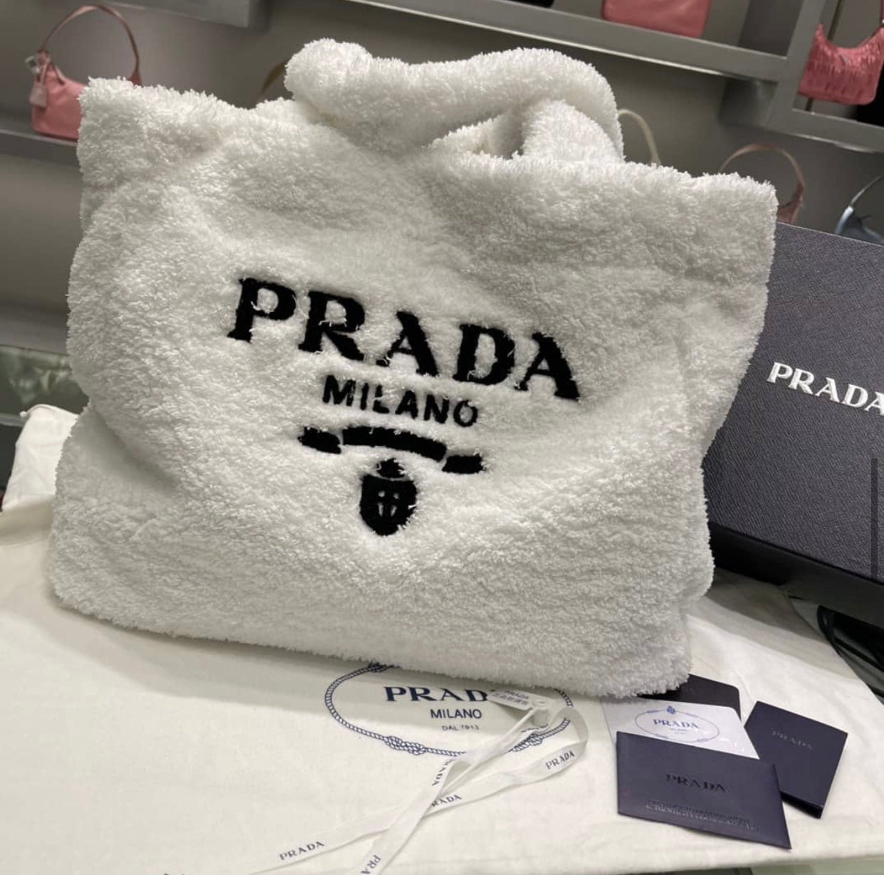 Shearling Tote