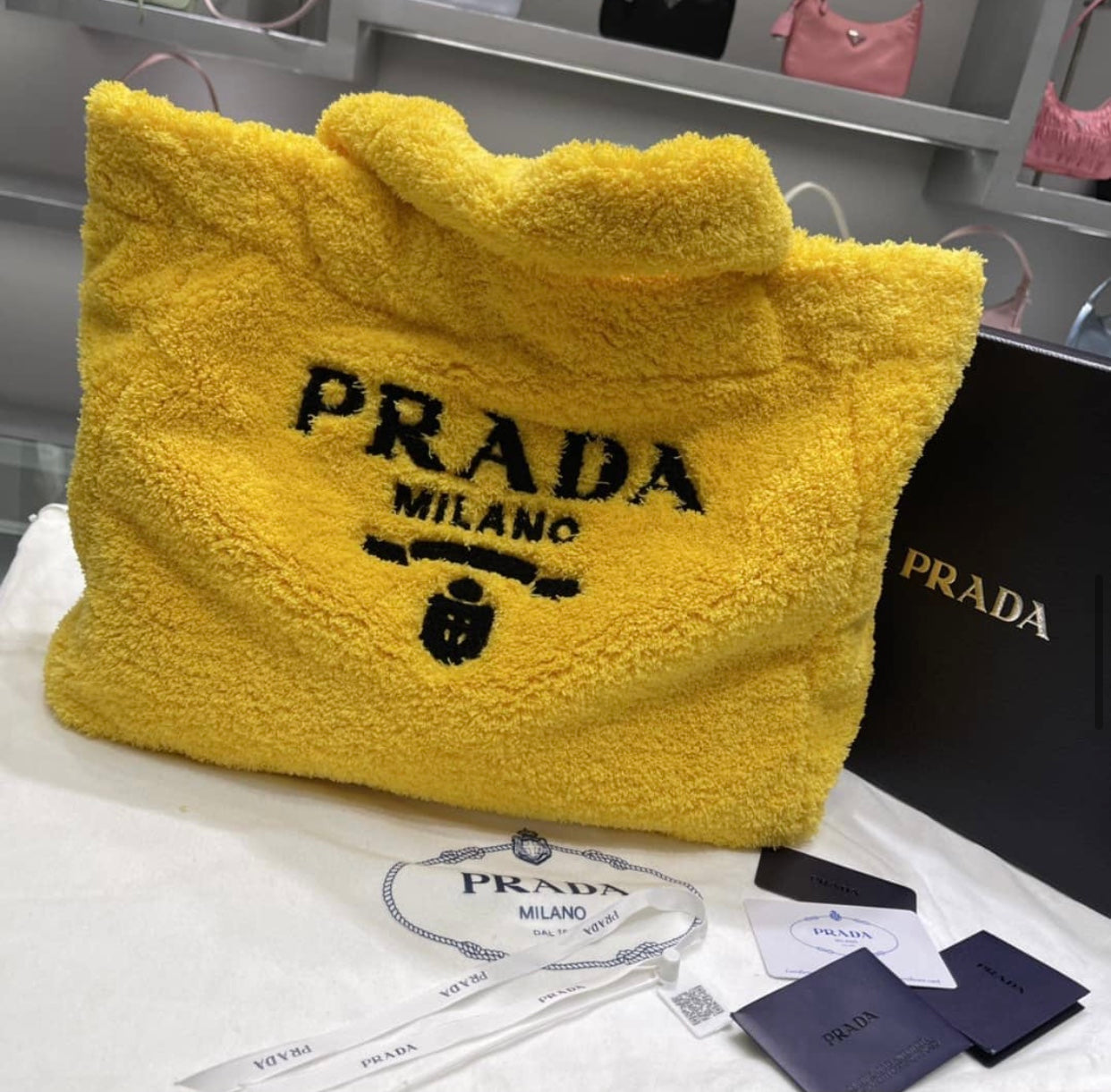 Shearling Tote