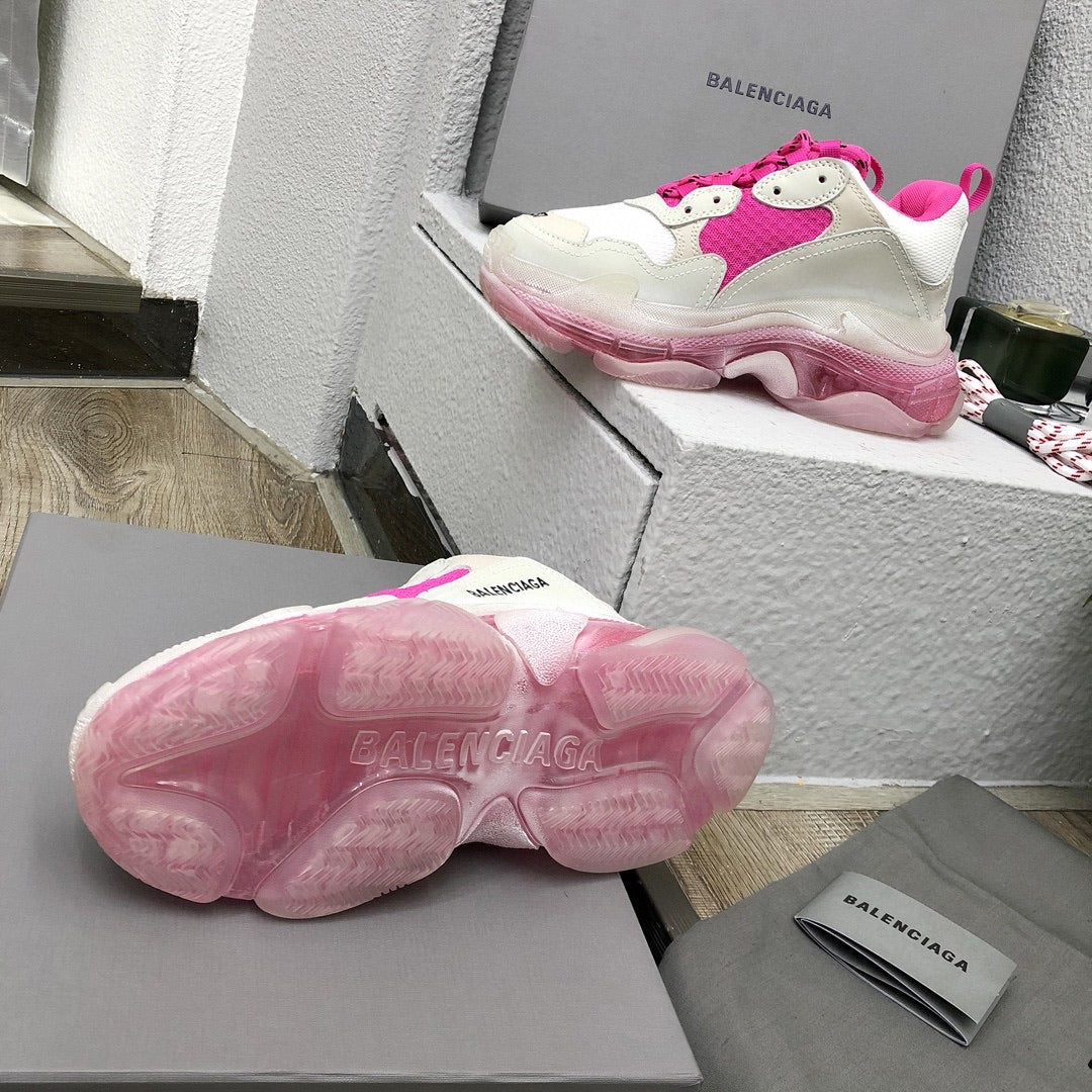 Triple S Clear Sole Whites