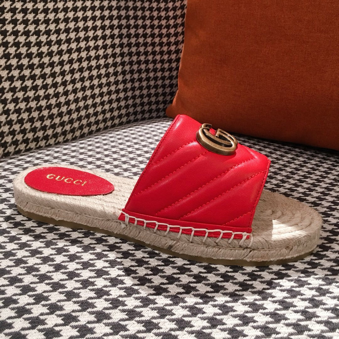 Leather Espadrille Sandals