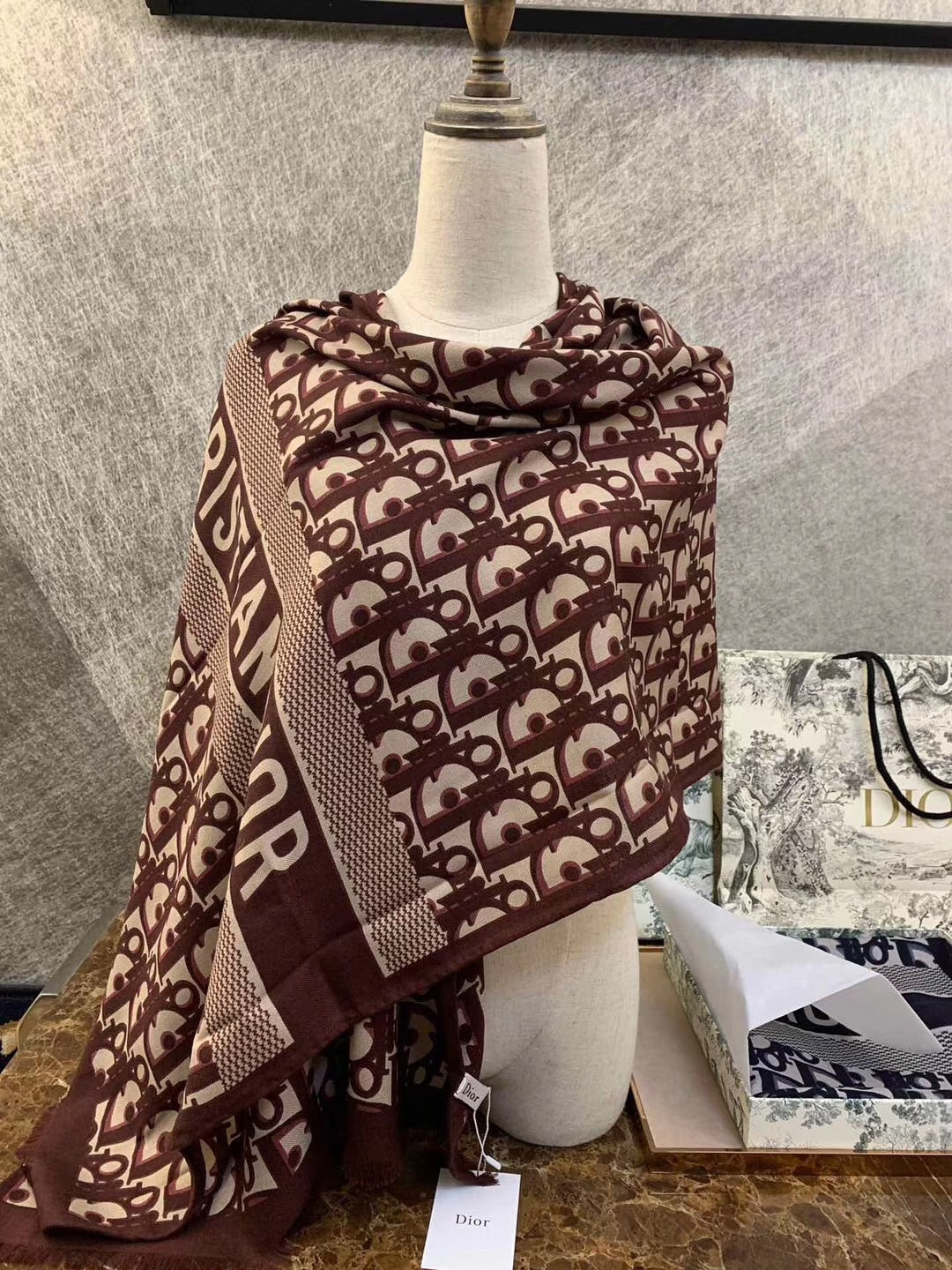 Oblique Shawl
