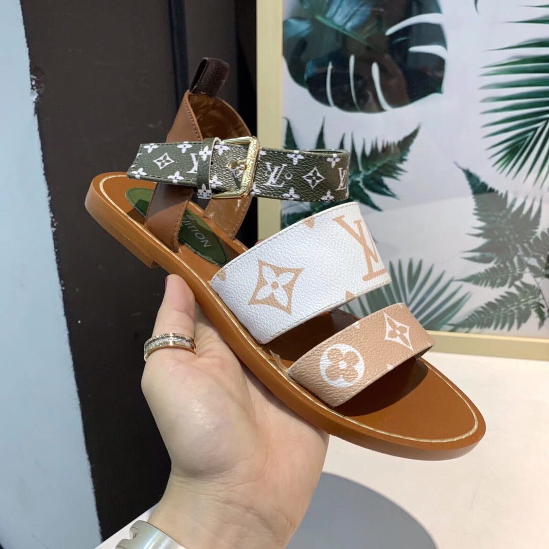 Giant Monogram Sandals