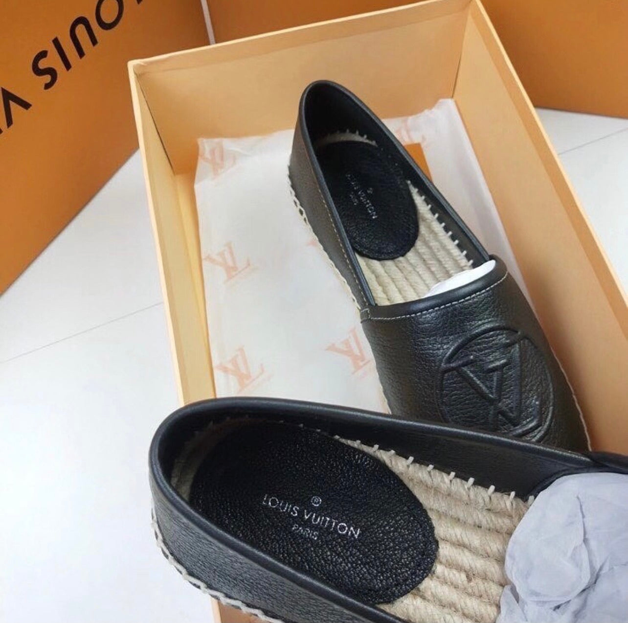 Leather Espadrilles