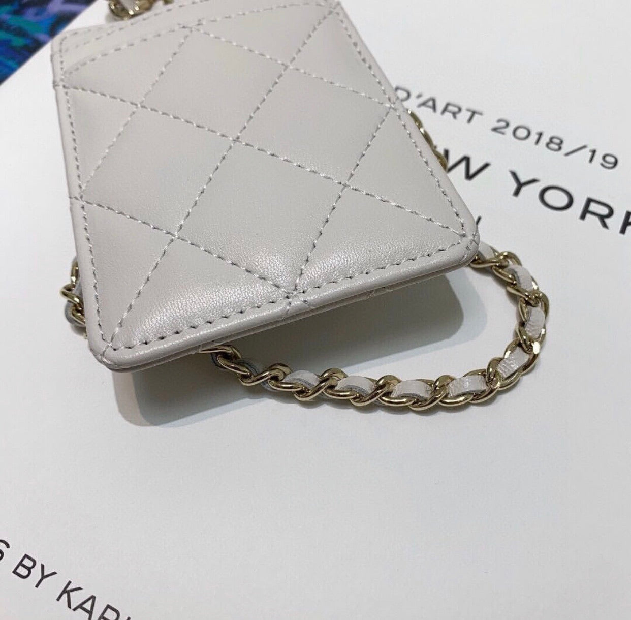 Lambskin Card Holder Lanyard