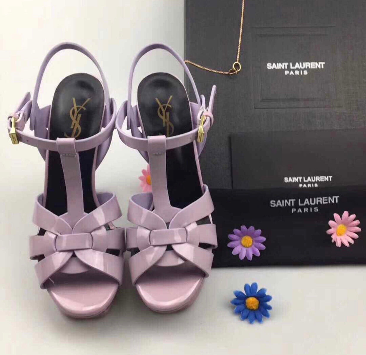 Tribute Patent Sandals 13cm