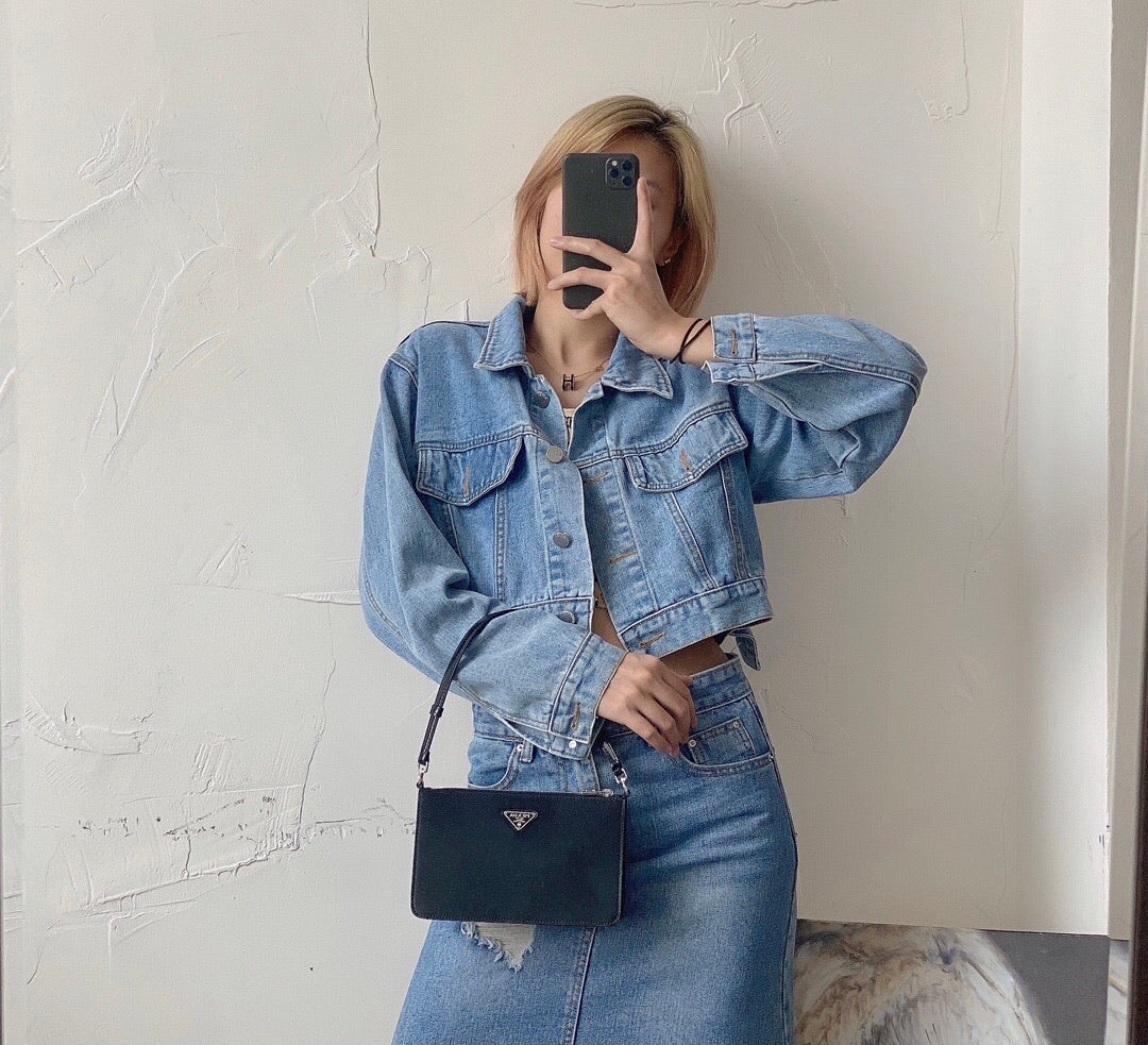Brushed Leather Mini Bag