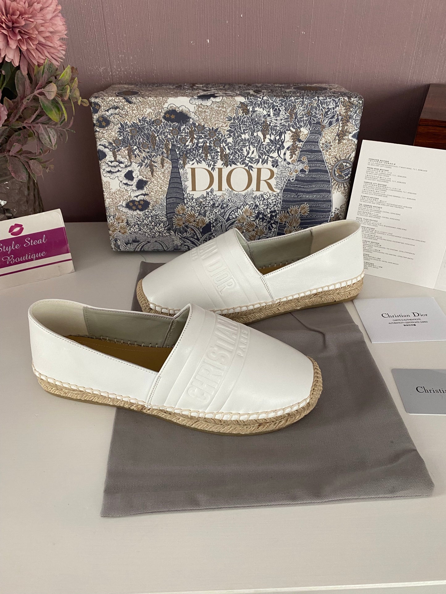 Leather Espadrilles