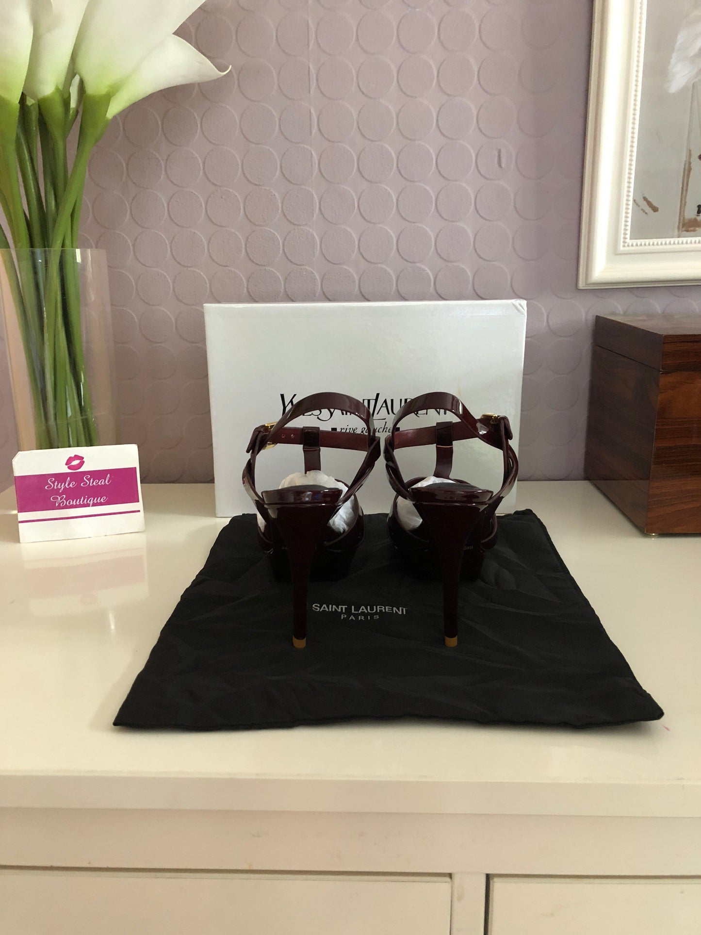 Tribute Patent Sandals 13cm