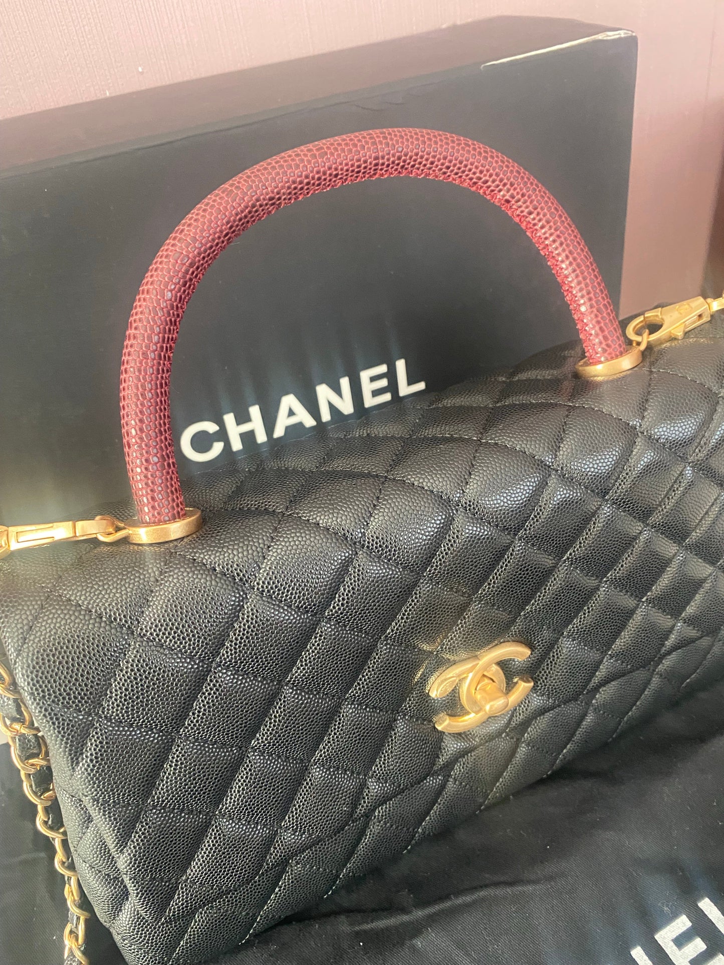 Top Handle Flap Bag