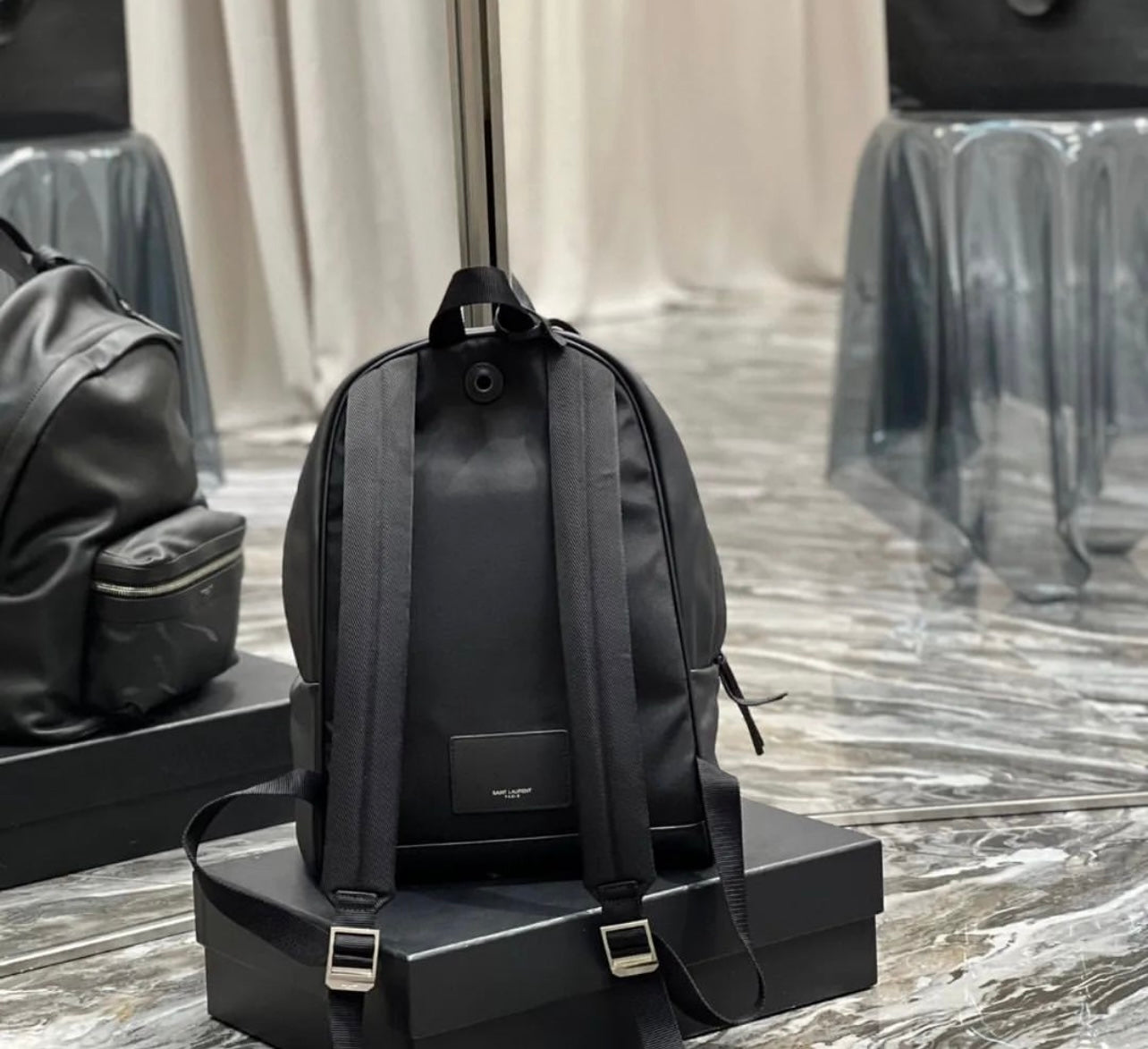 Leather City Backpack