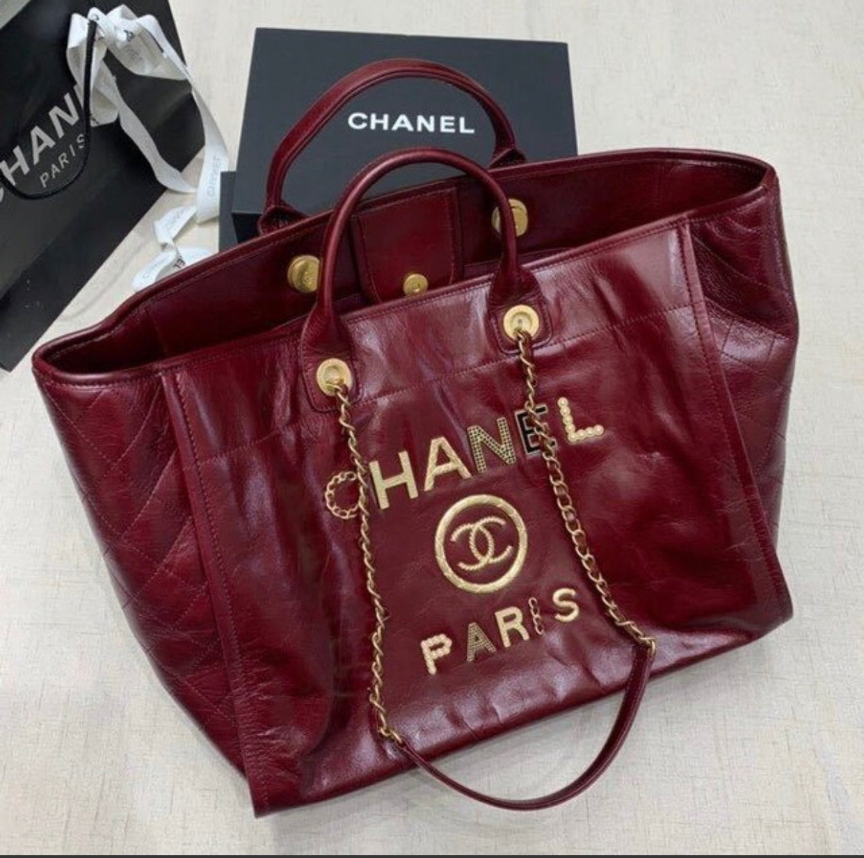Leather Shopper