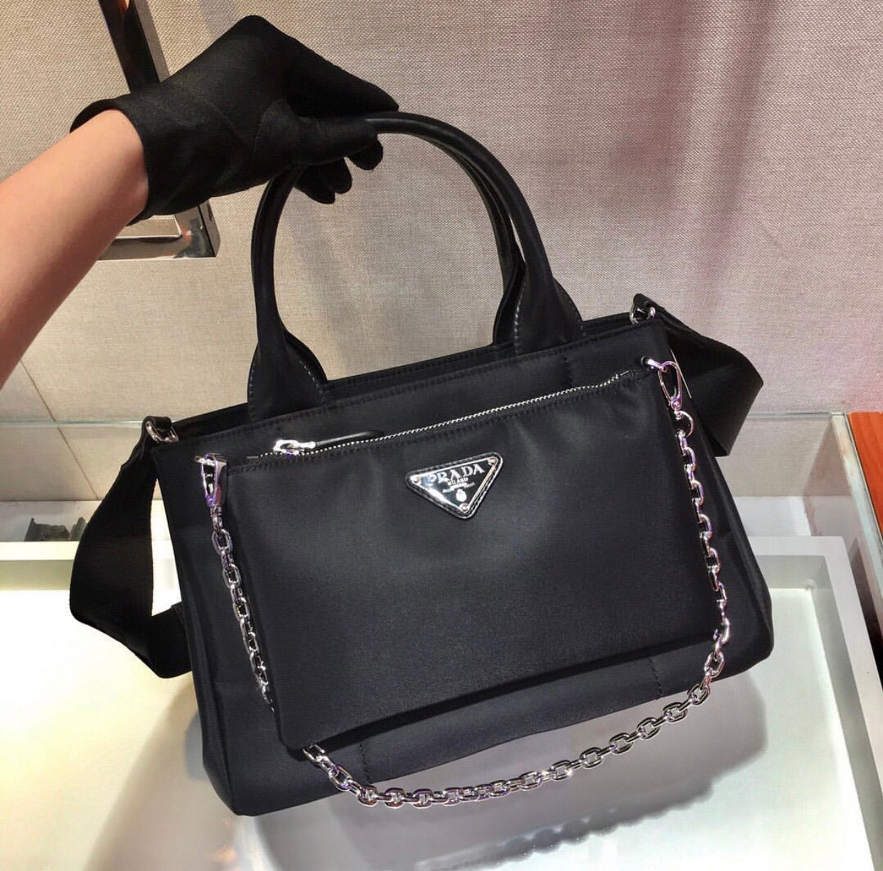 Nylon Tote Bag