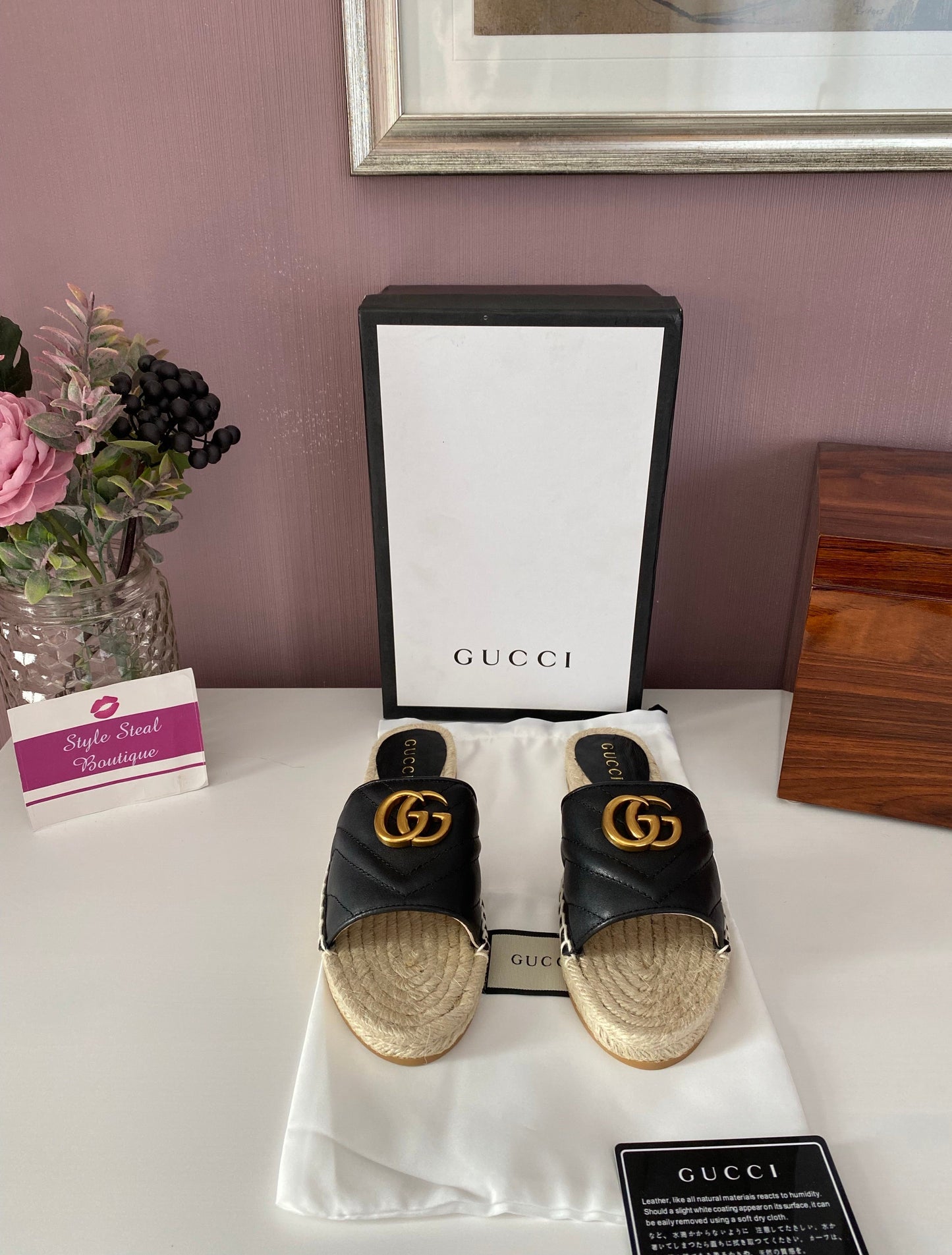 Leather Espadrille Sandals
