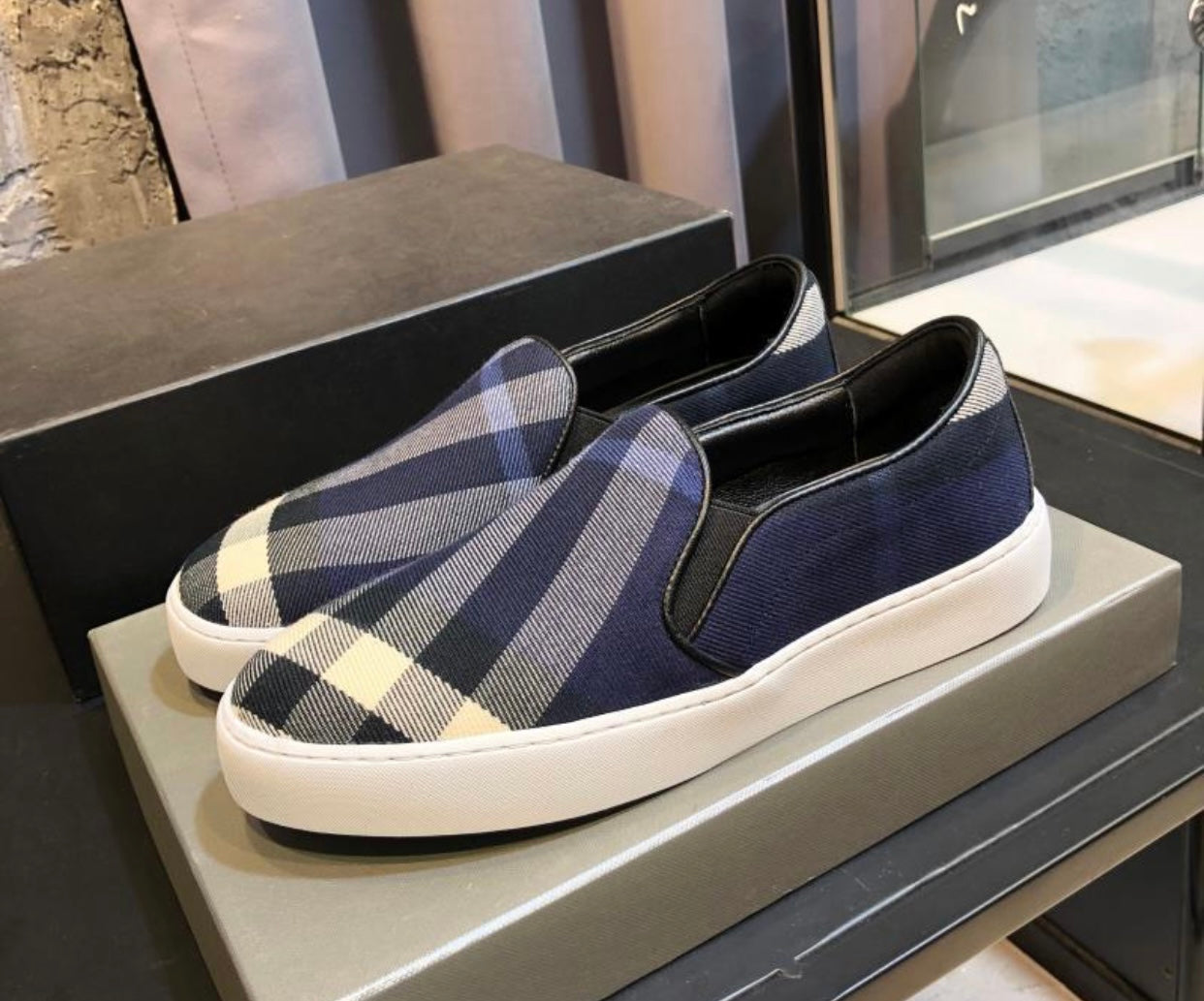 Vintage Check Trainers