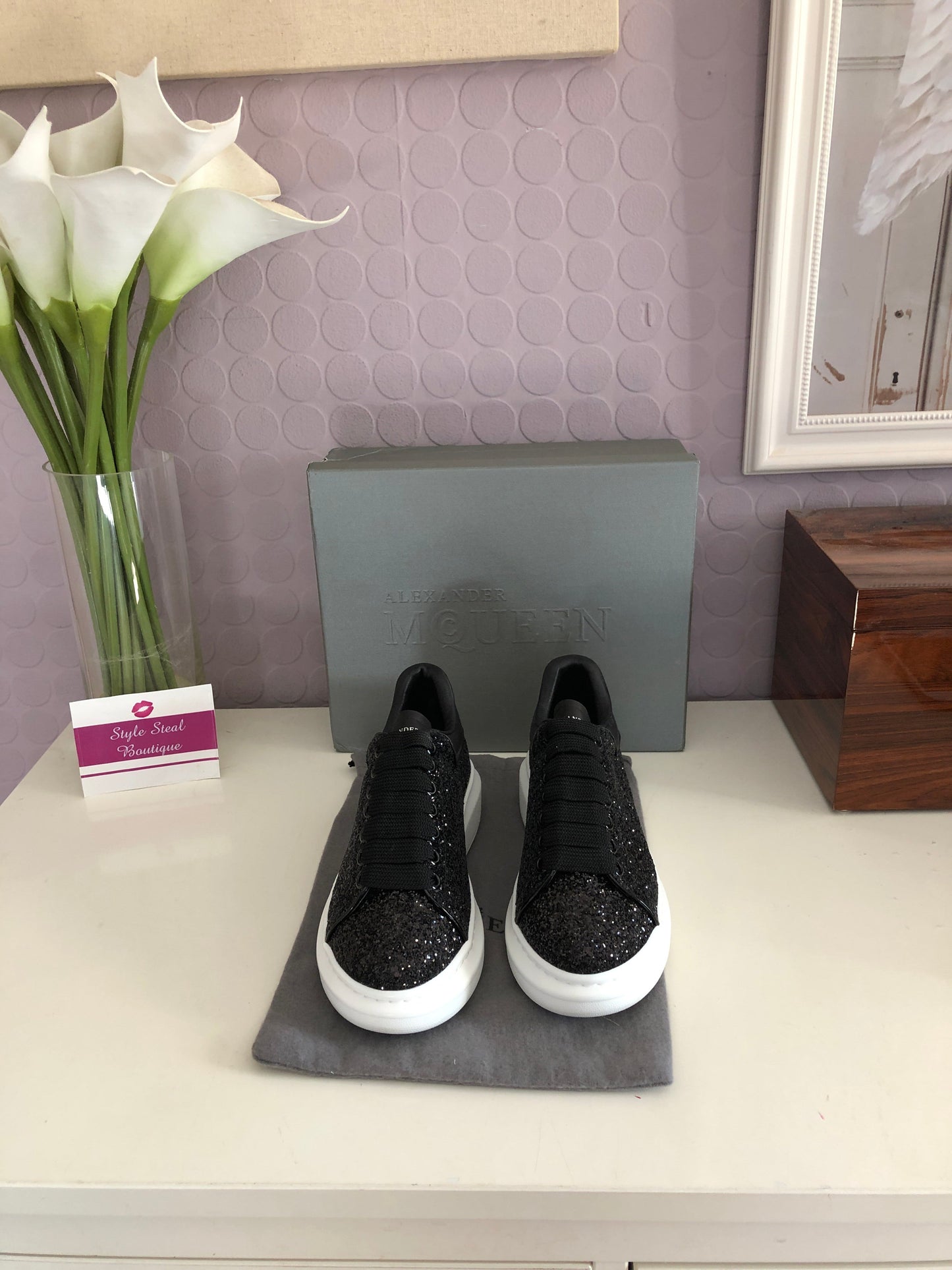 Oversized Sneaker Glitter