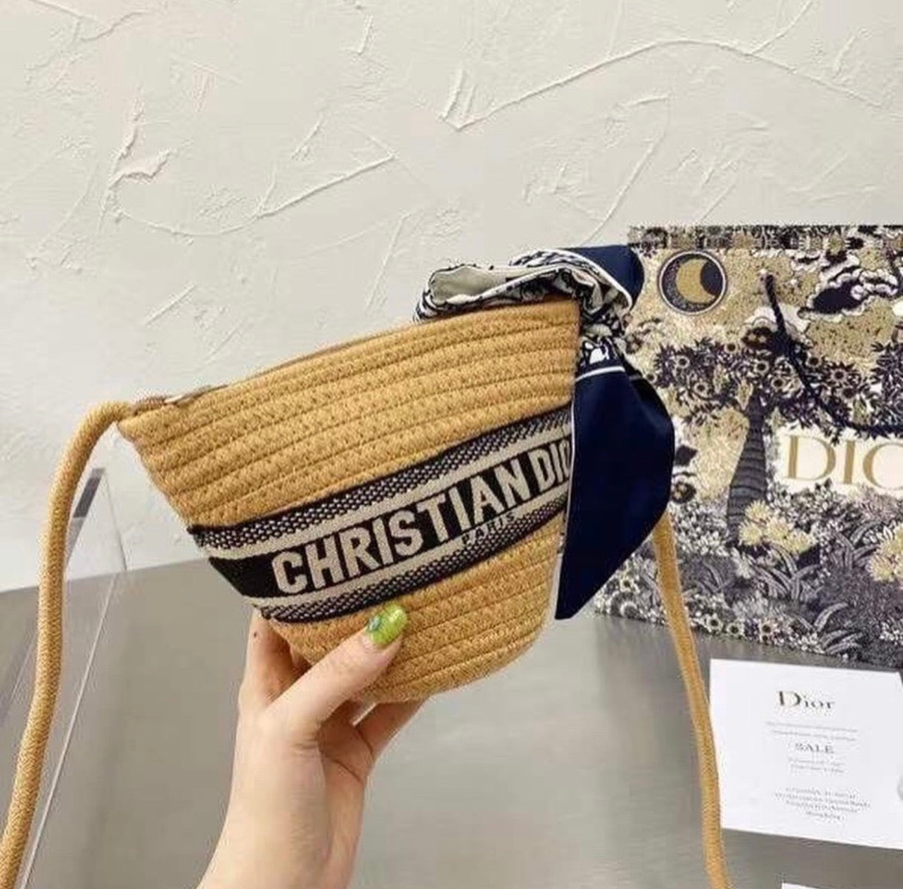 Wicker Shoulder Bag