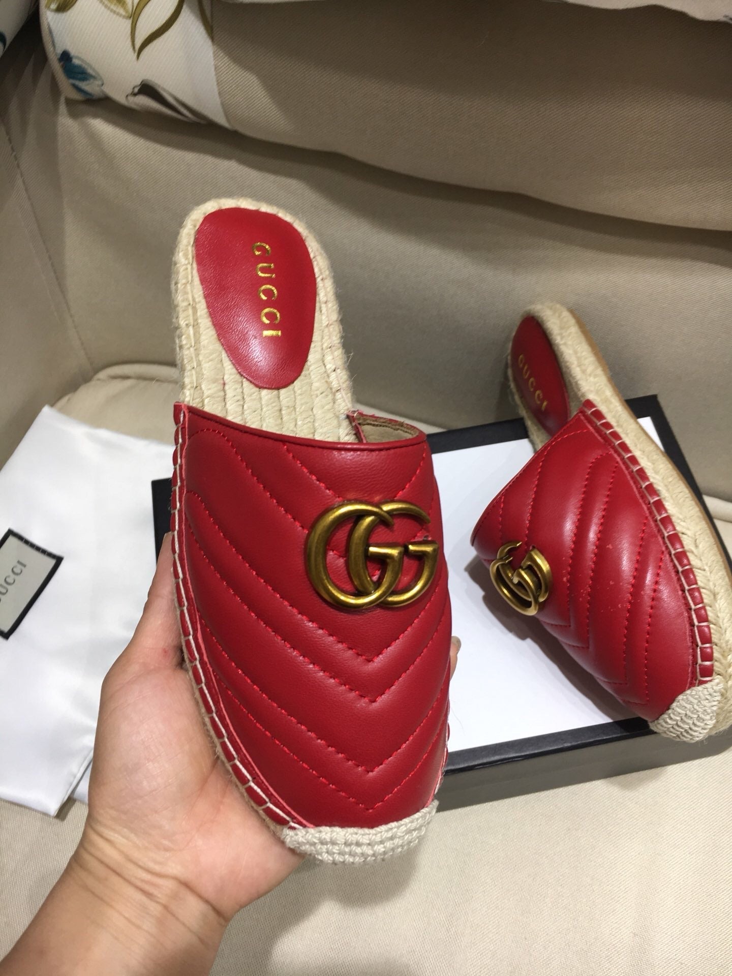 Leather Espadrilles