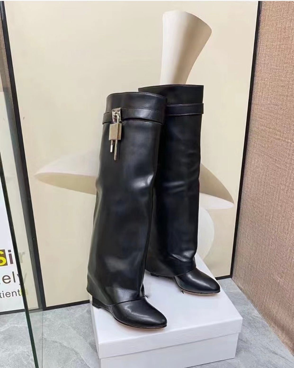 Shark Lock Boots
