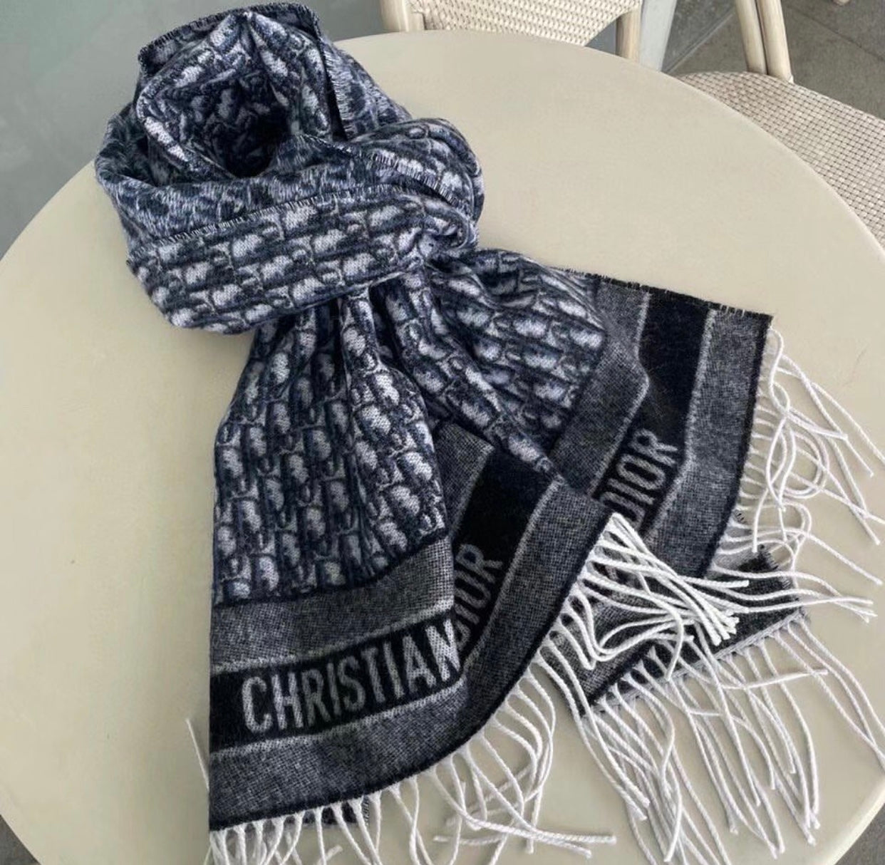 Oblique Cashmere Scarf