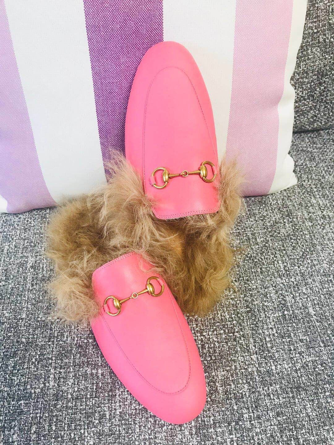Princetown Fur Slippers