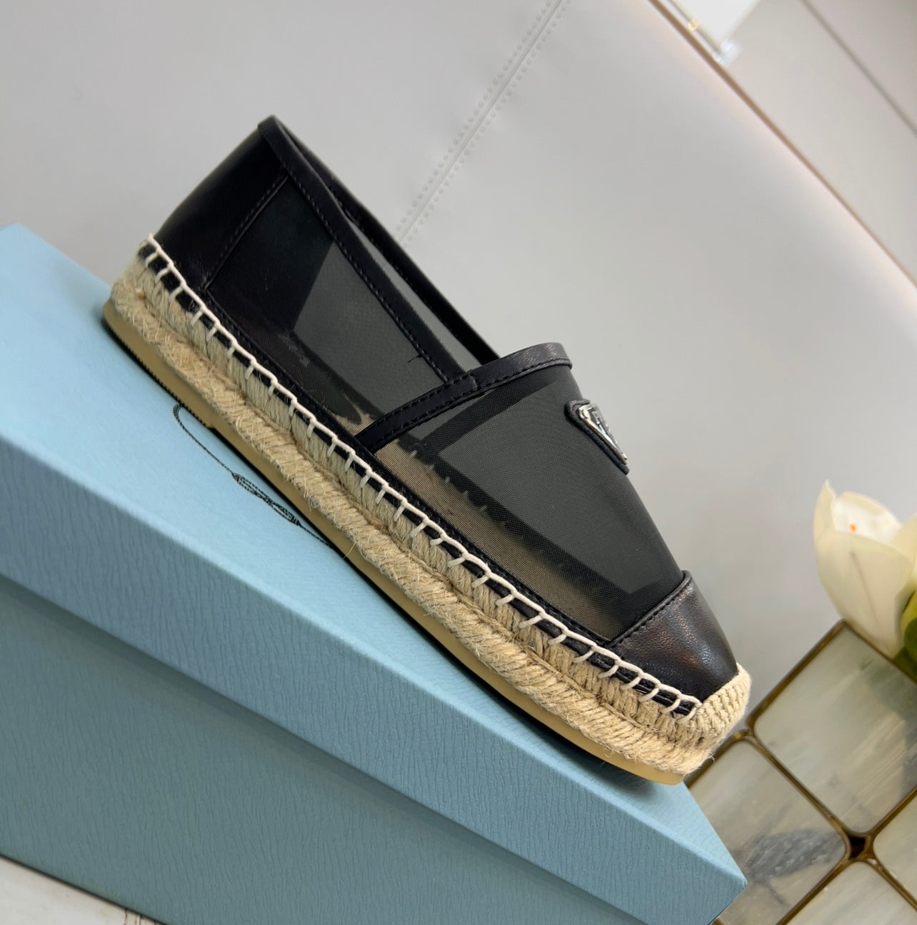 Mesh Espadrilles