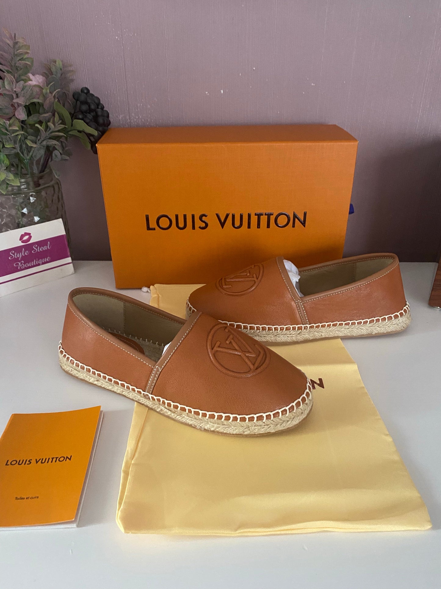 Leather Espadrilles