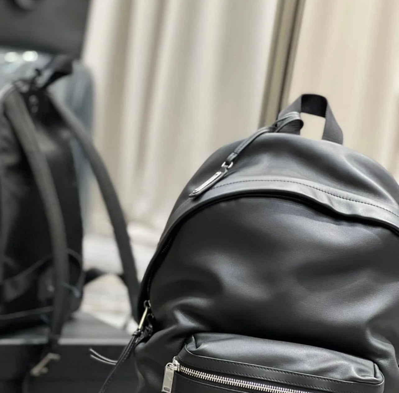 Leather City Backpack