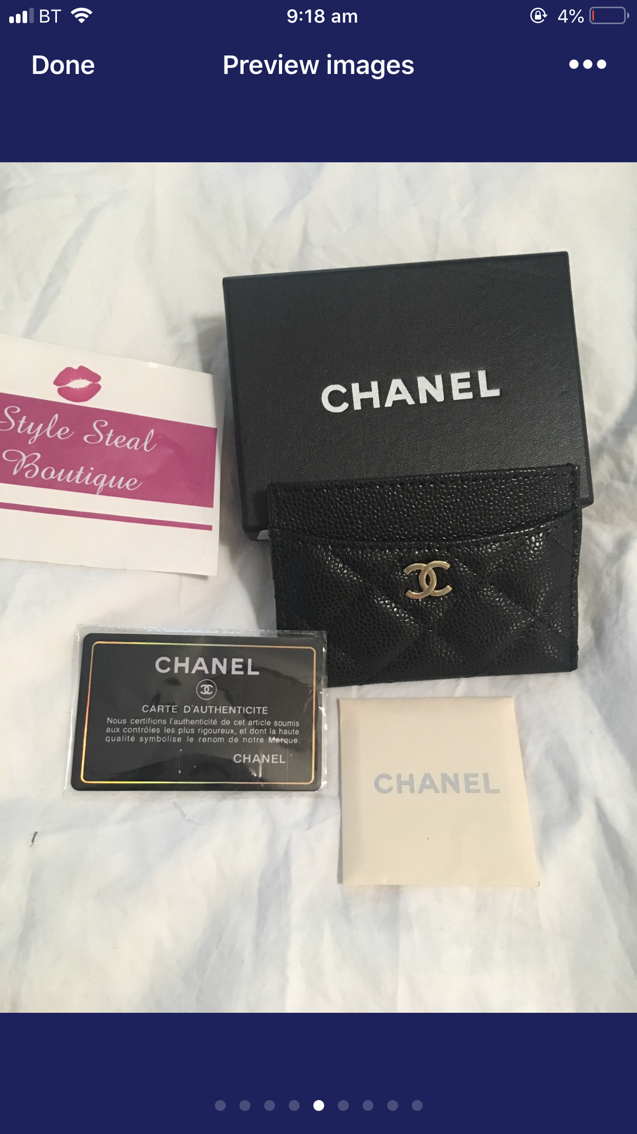 Caviar Card Holder