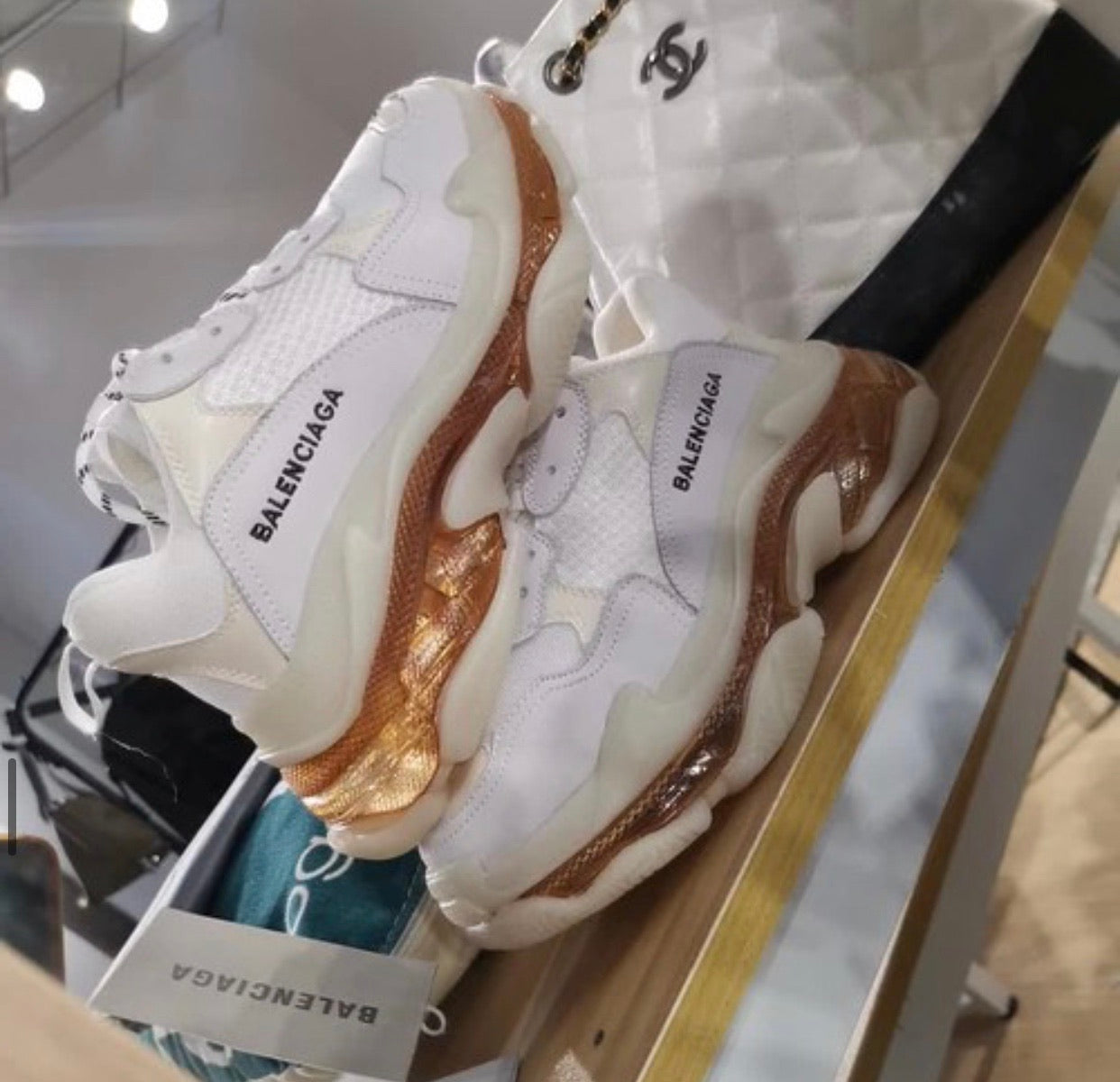 Triple S Clear Sole Whites
