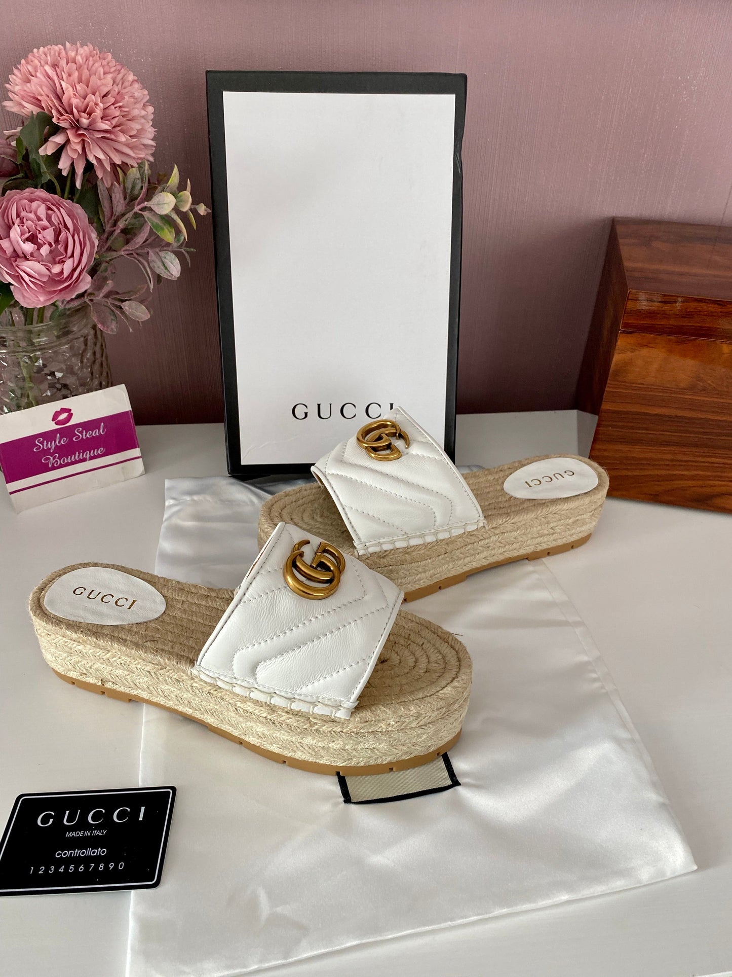 Leather Espadrille Sandals