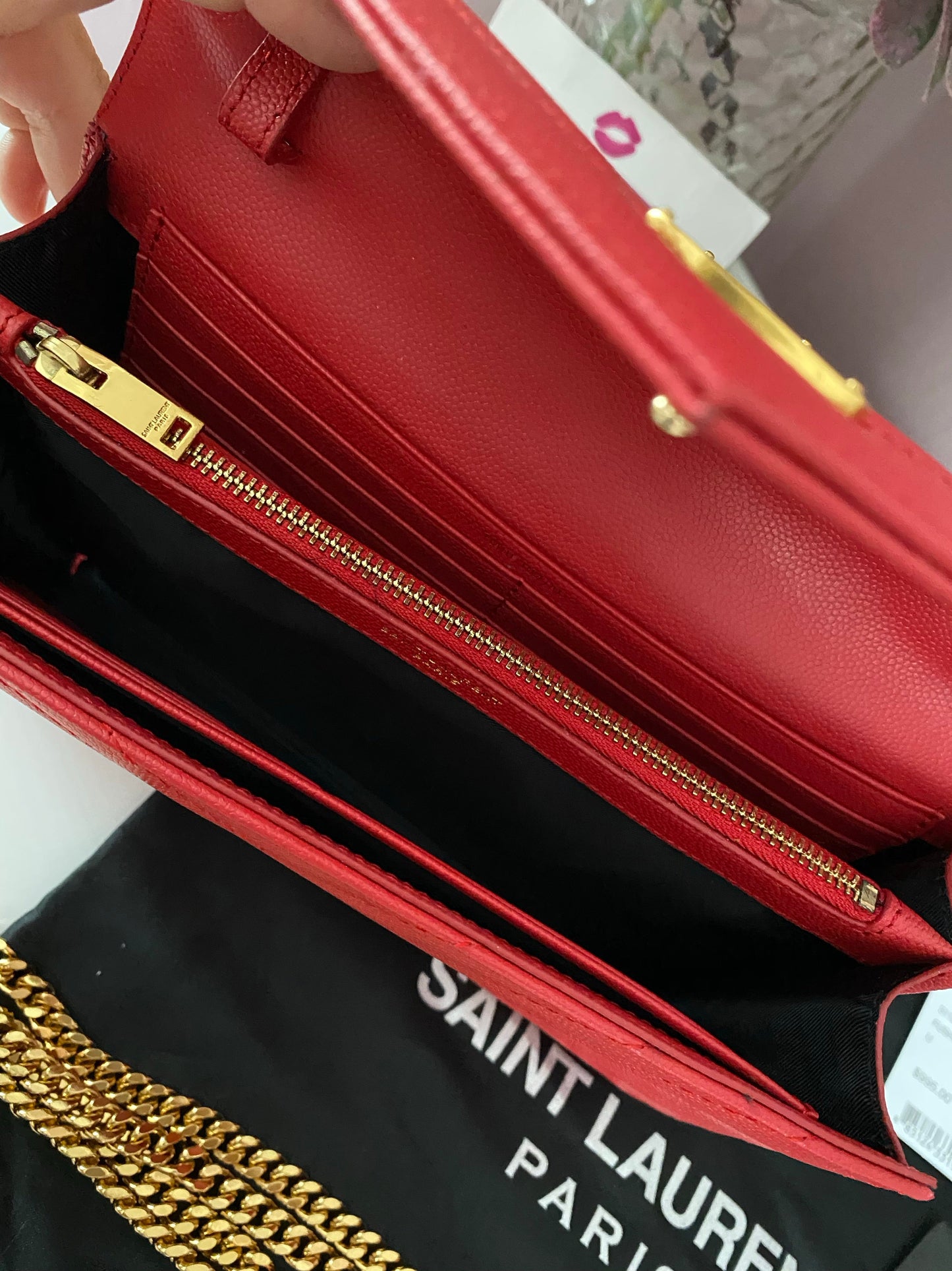 Monogram Chain Clutch
