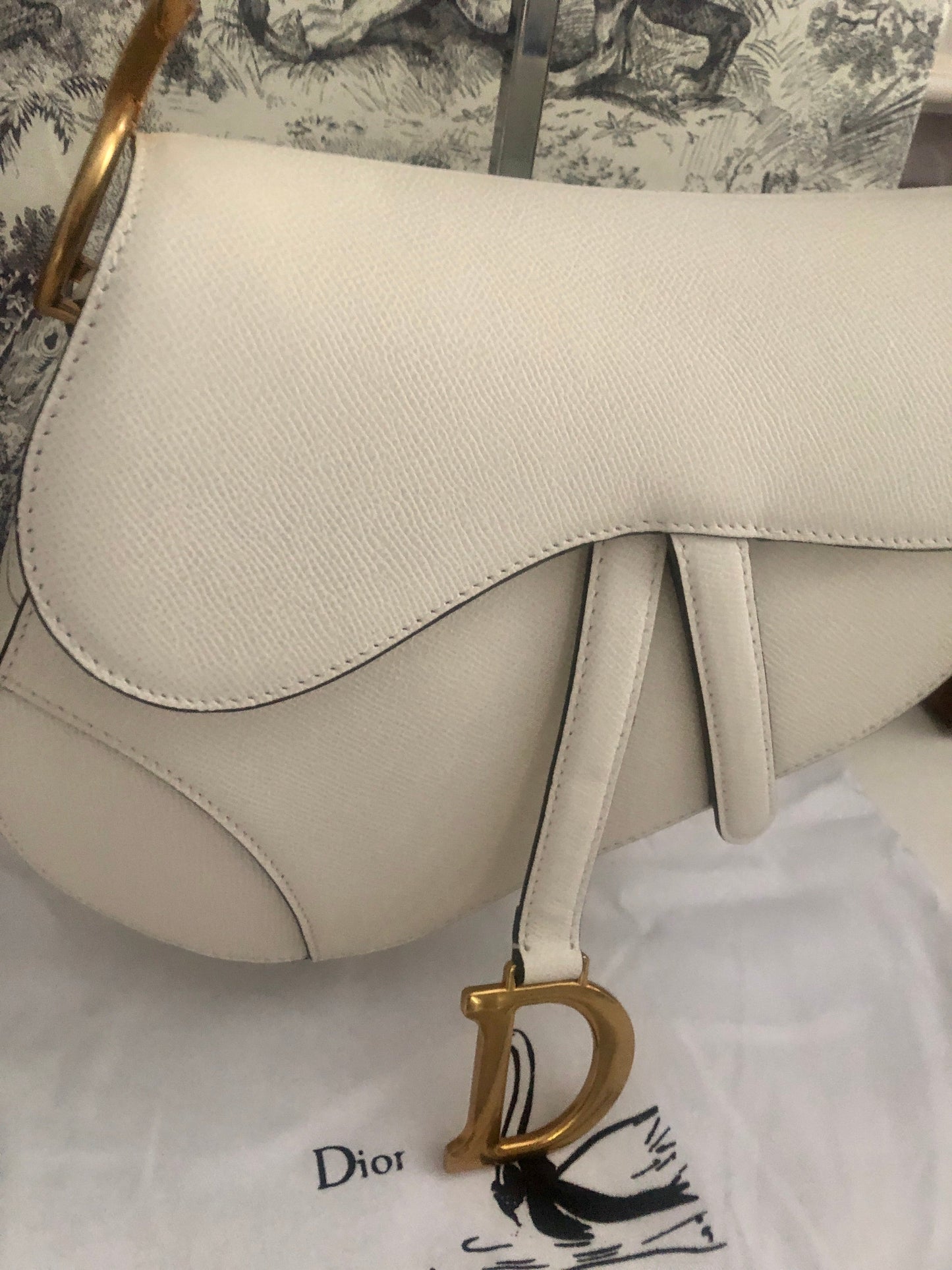 Saddle Bag Grained Leather