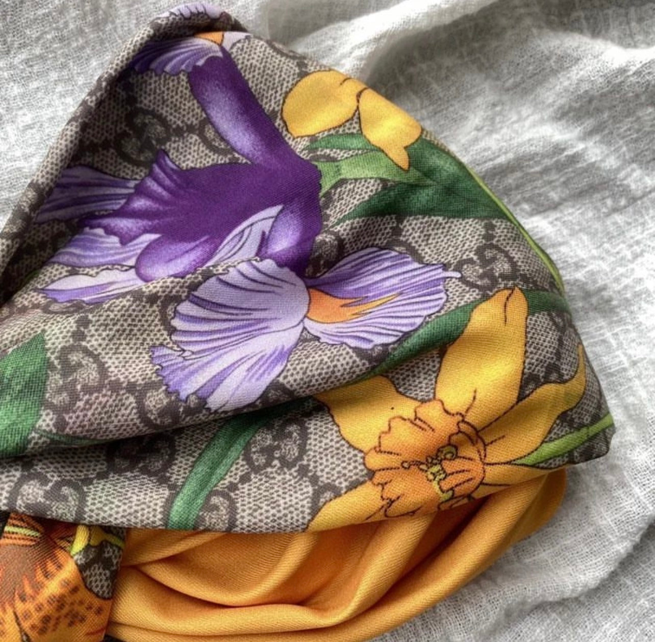 Flora Silk Headband Set
