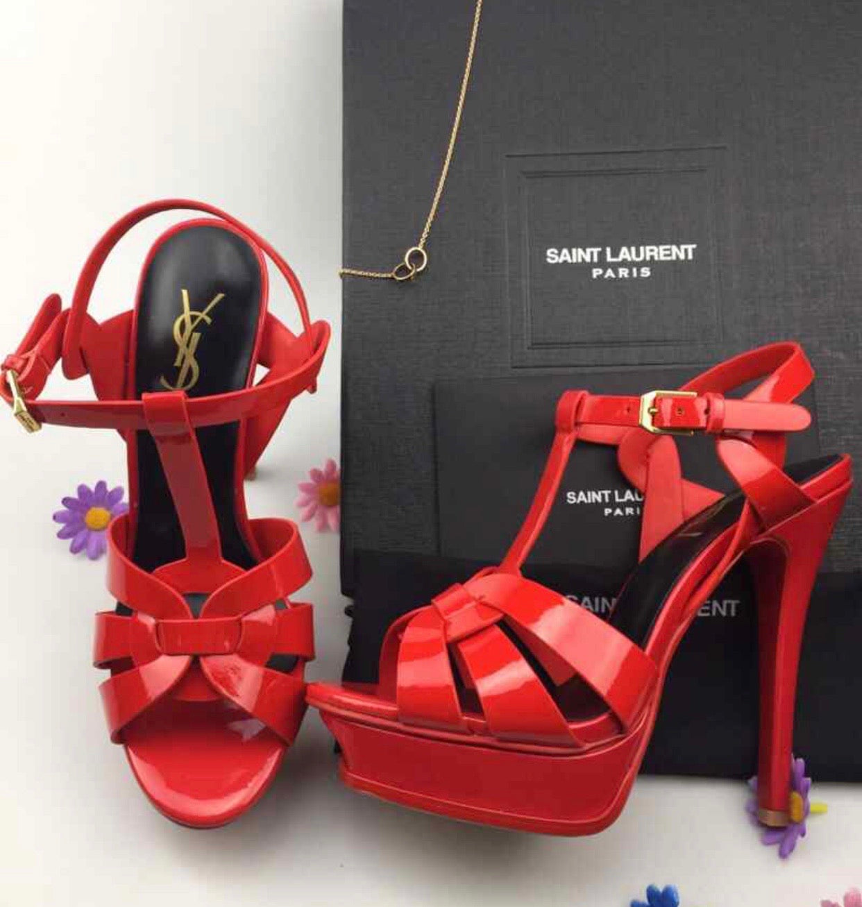 Tribute Patent Sandals 13cm