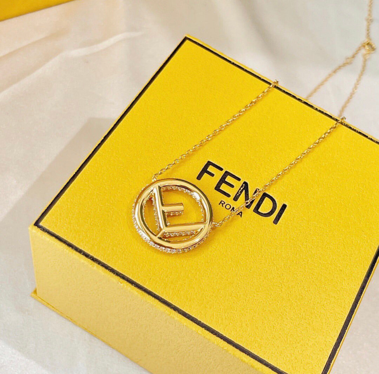 F Logo Necklace
