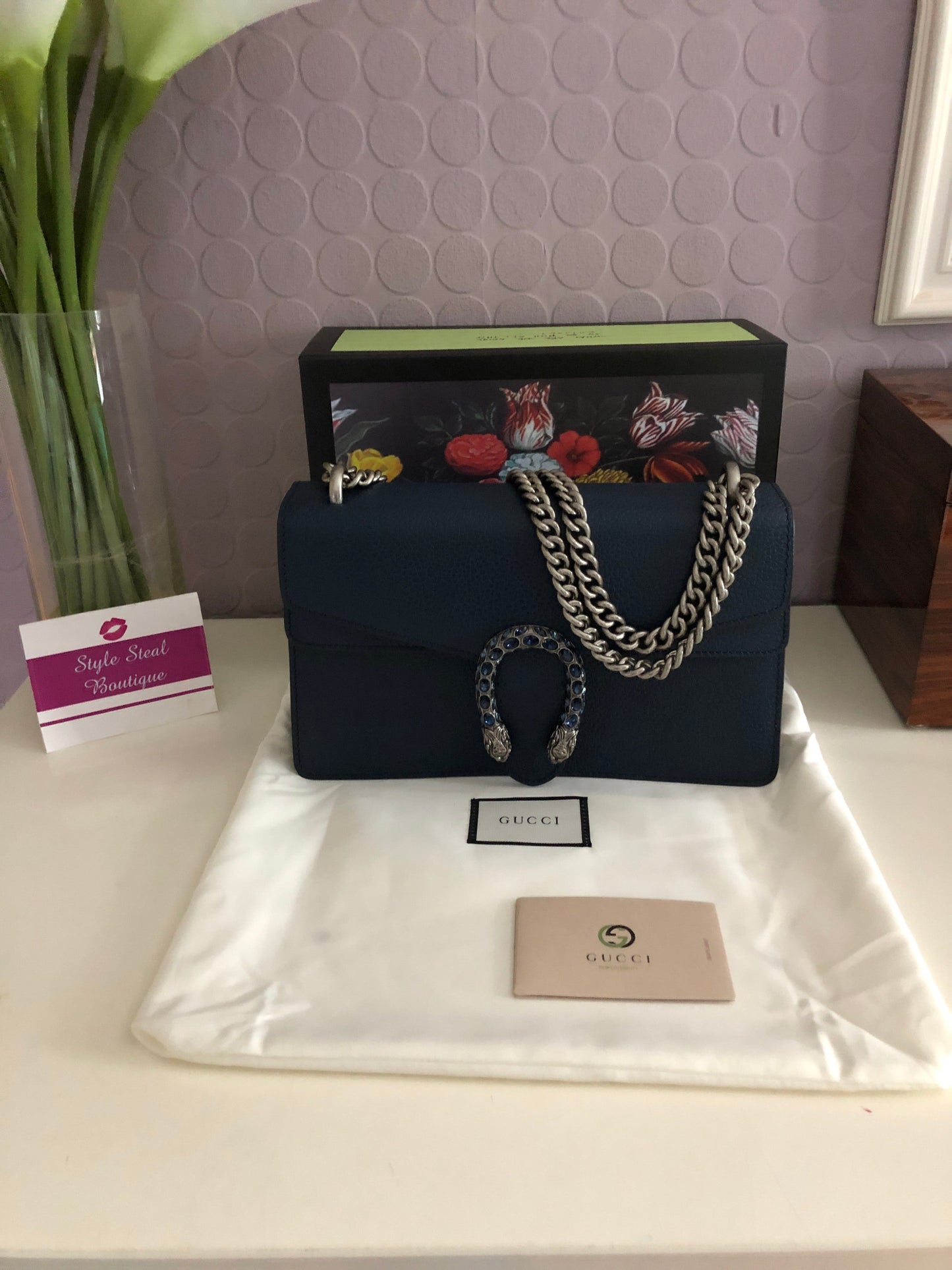 Dionysus Grained Leather