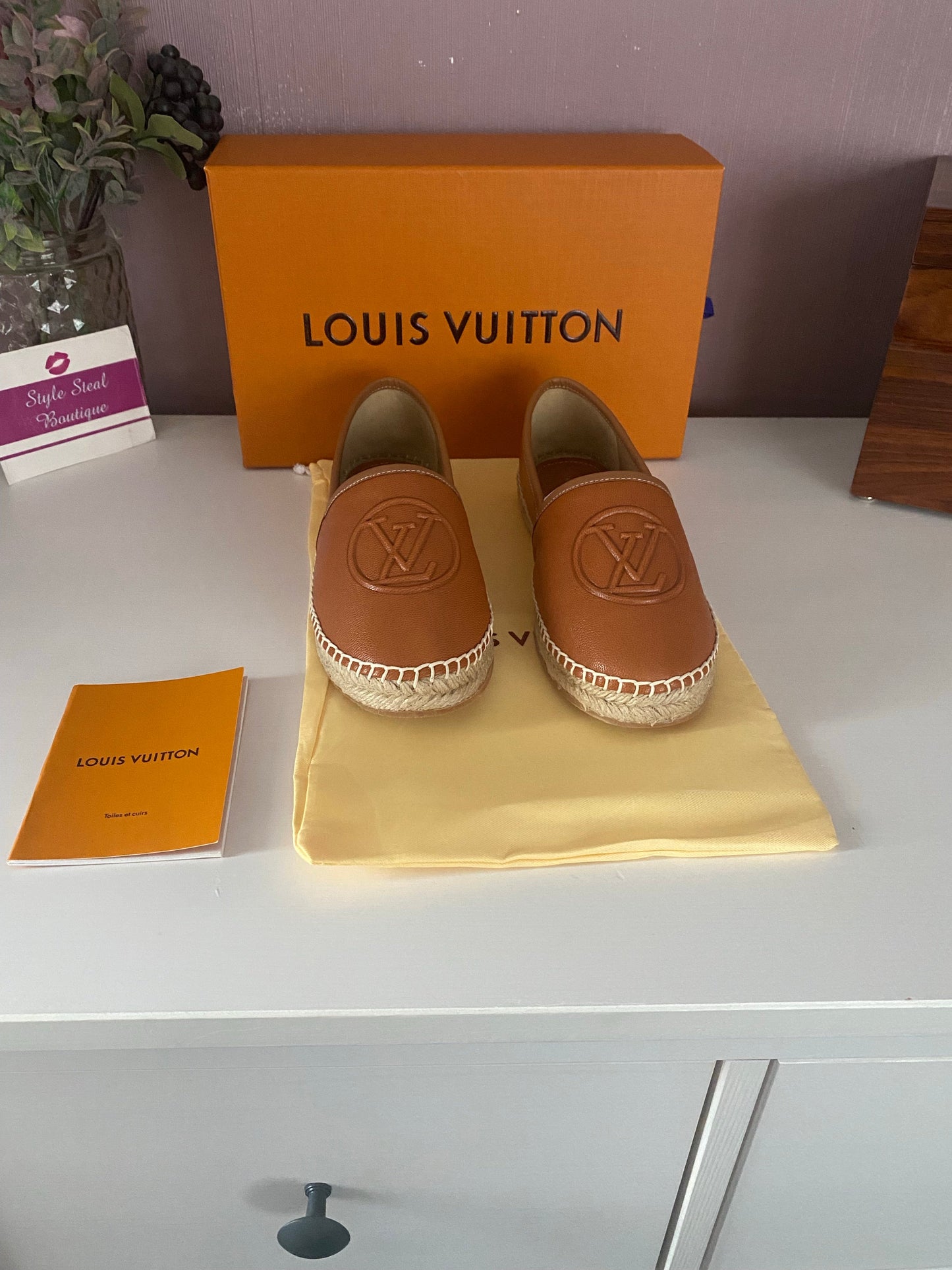 Leather Espadrilles