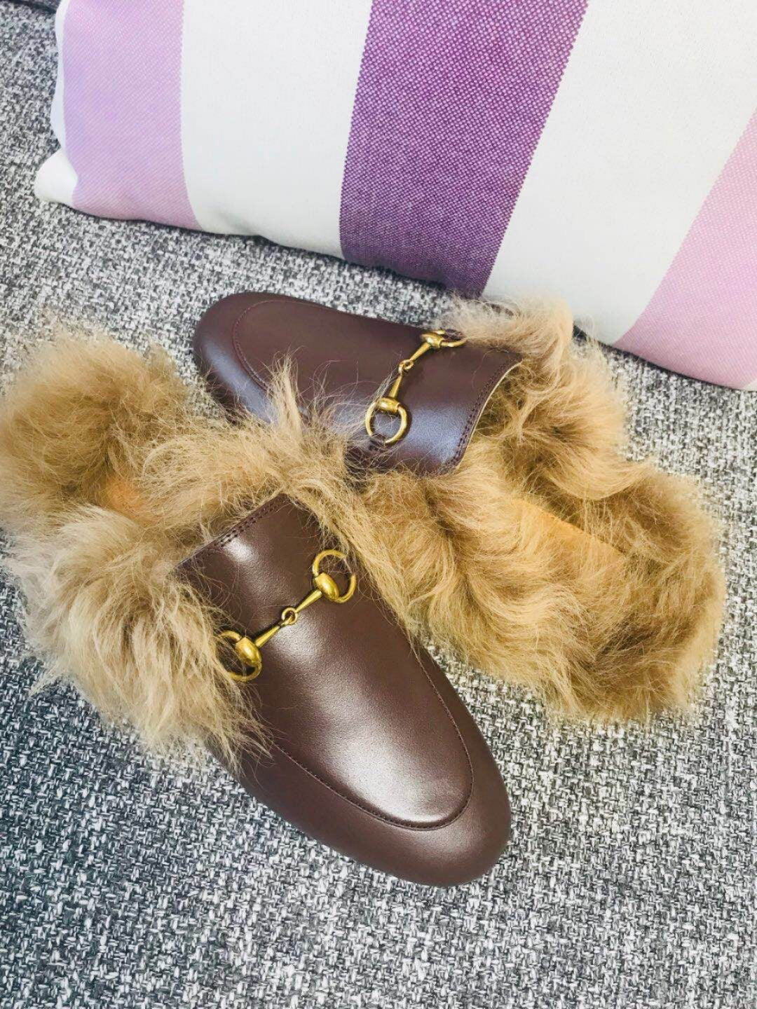 Princetown Fur Slippers