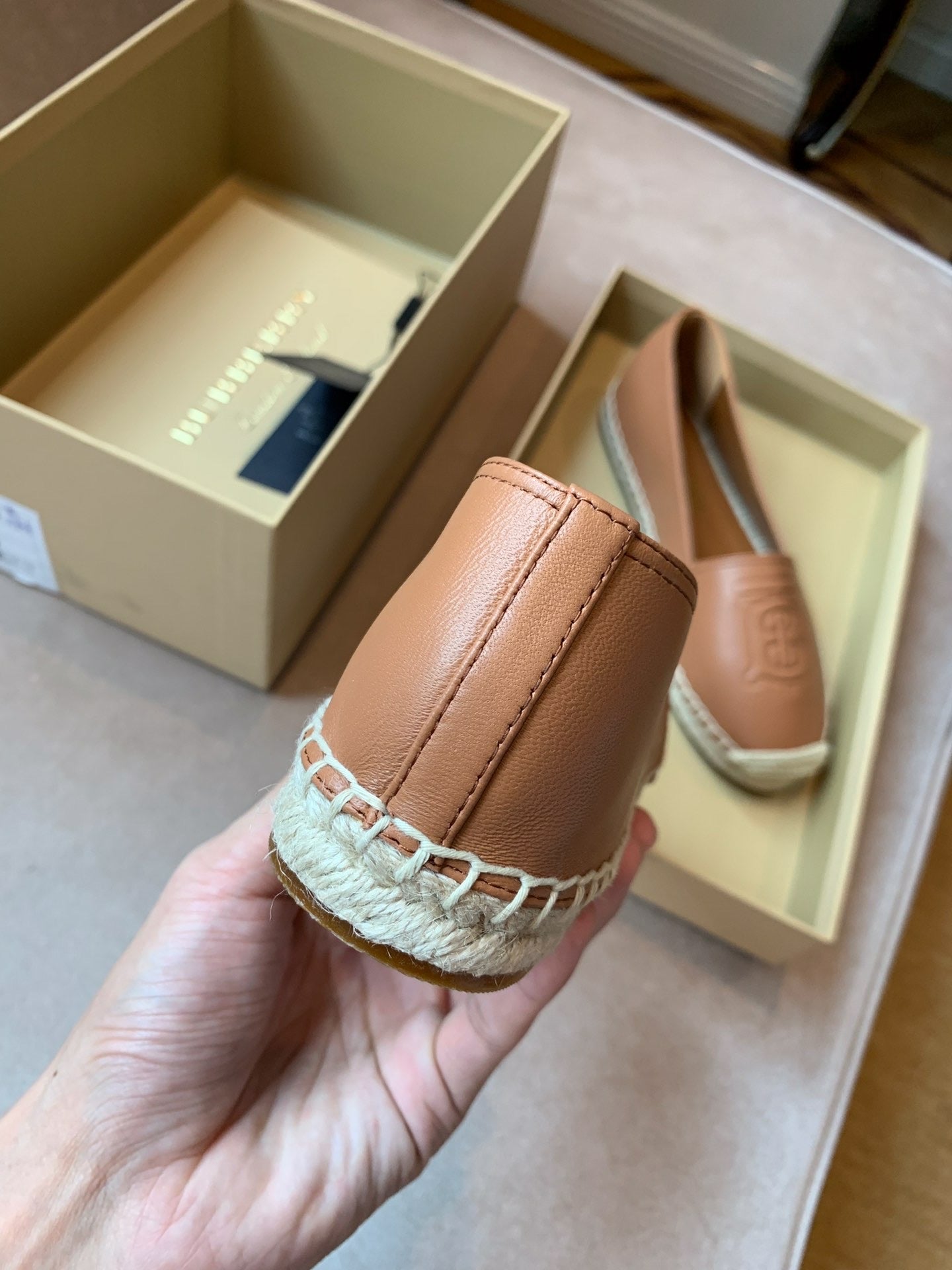 Leather Espadrilles