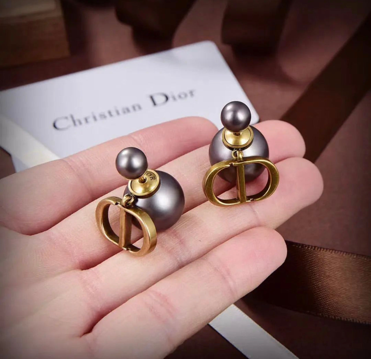 CD Pearl Earrings