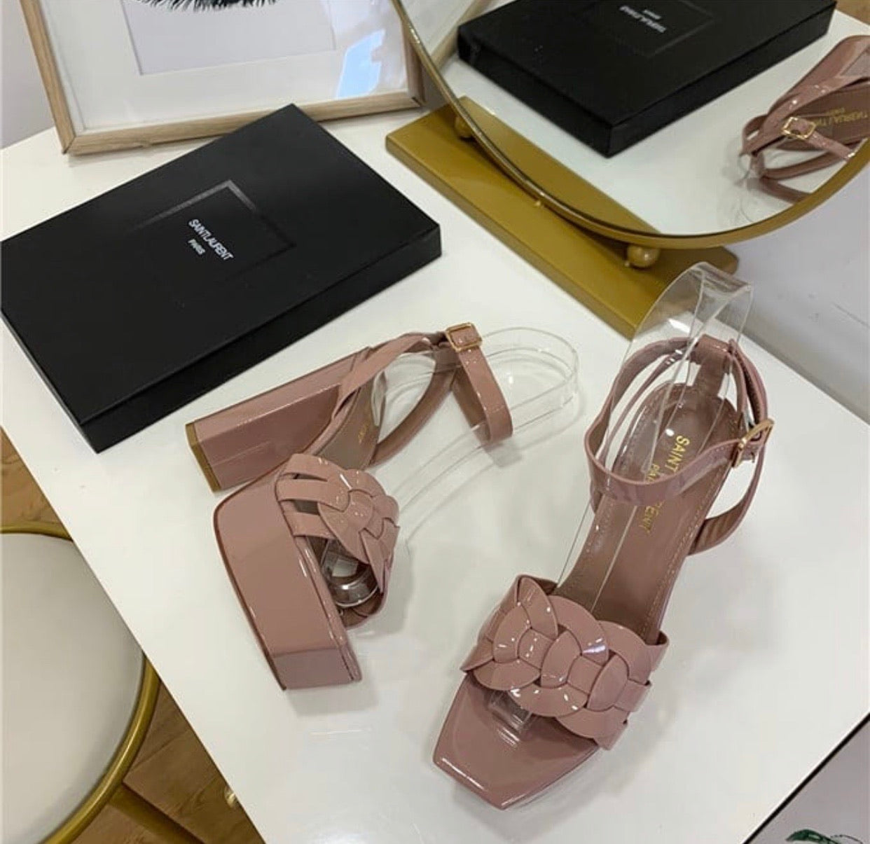 Tribute Patent Sandals